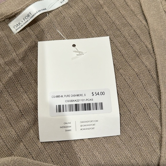 Pure cashmere cardigan from OAK + FORT - Picture 3 of 3